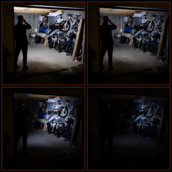 Diferentes modos de iluminación