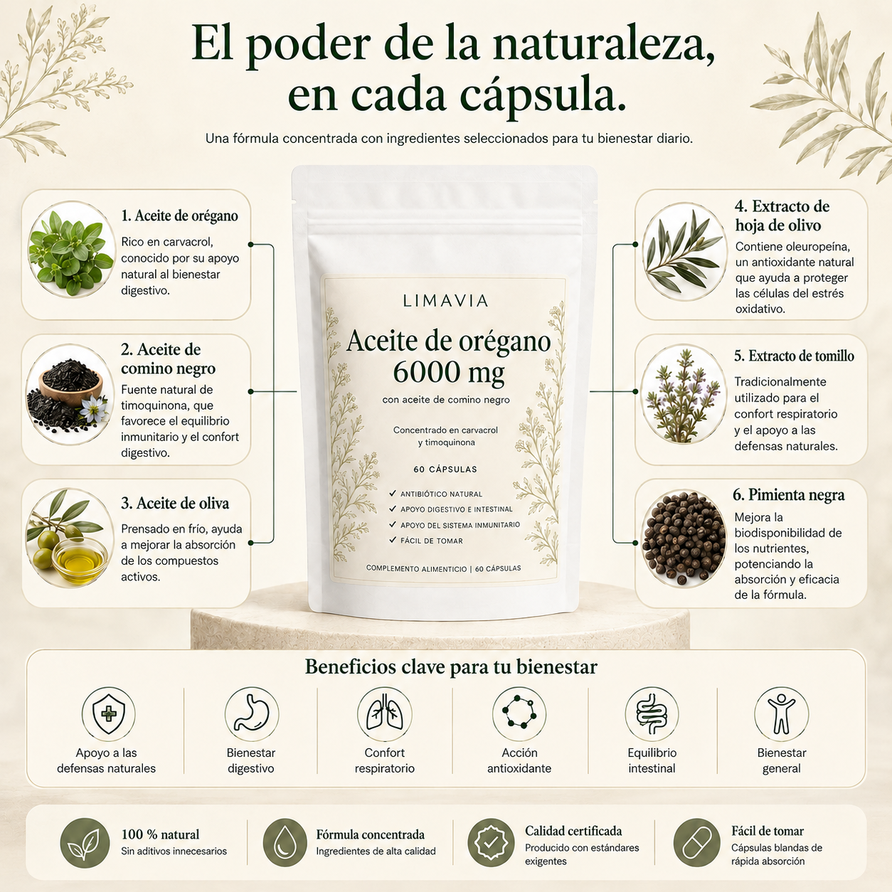 Limavia Aceite de Oregano