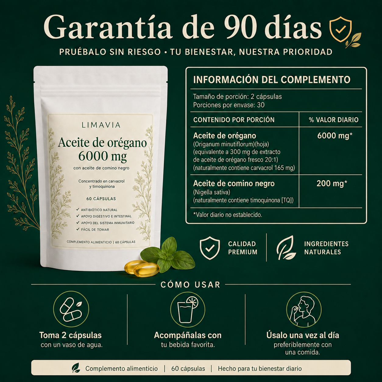 Limavia Aceite de Oregano