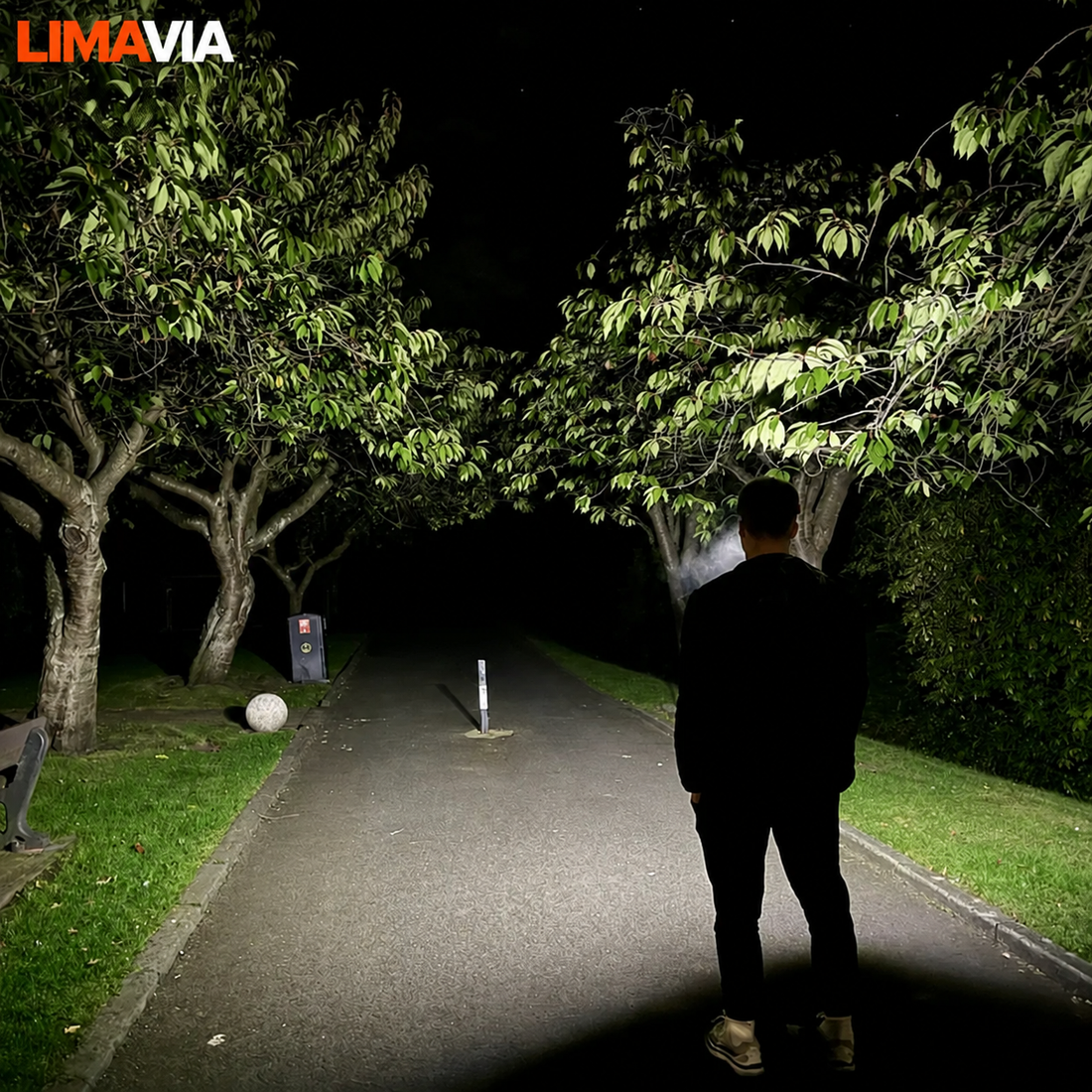 Linterna frontal LED