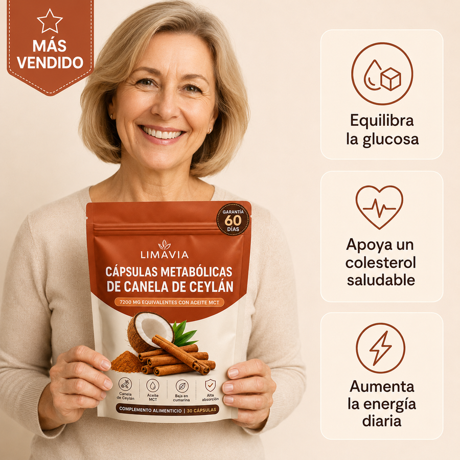 Cápsulas Metabólicas de Canela de Ceylán
