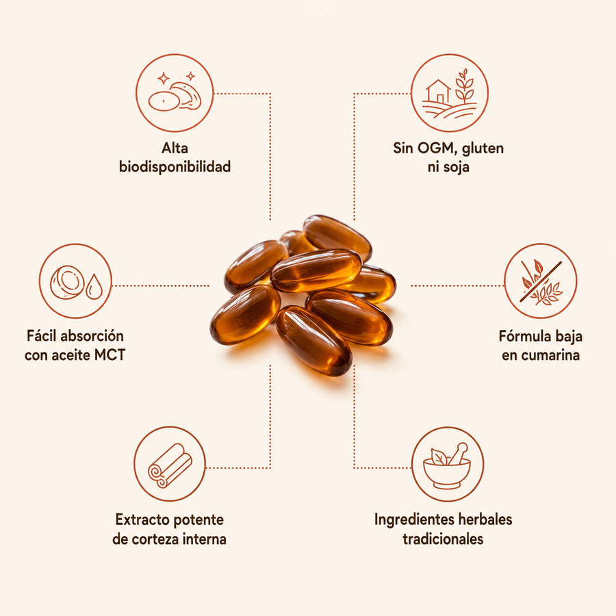 Cápsulas Metabólicas de Canela de Ceylán