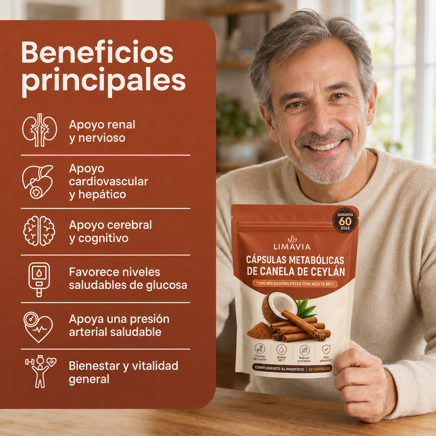 Cápsulas Metabólicas de Canela de Ceylán