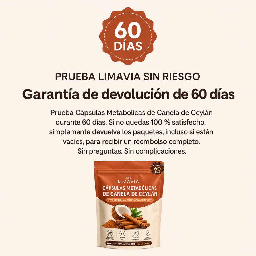 Cápsulas Metabólicas de Canela de Ceylán