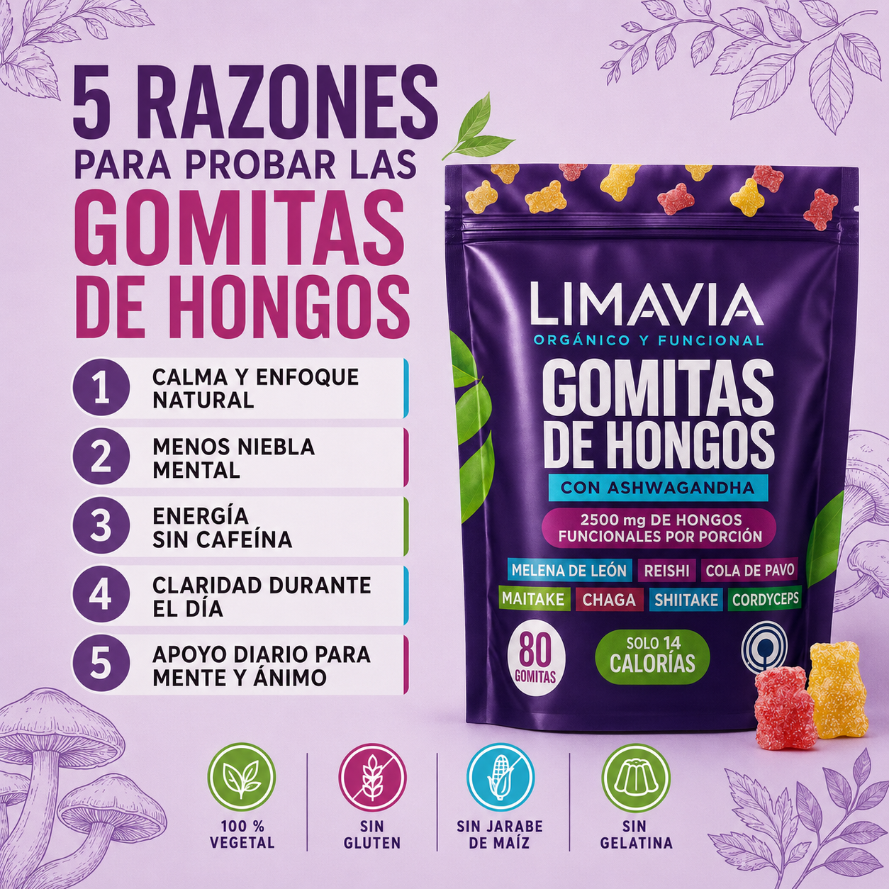 Gomitas de Hongo