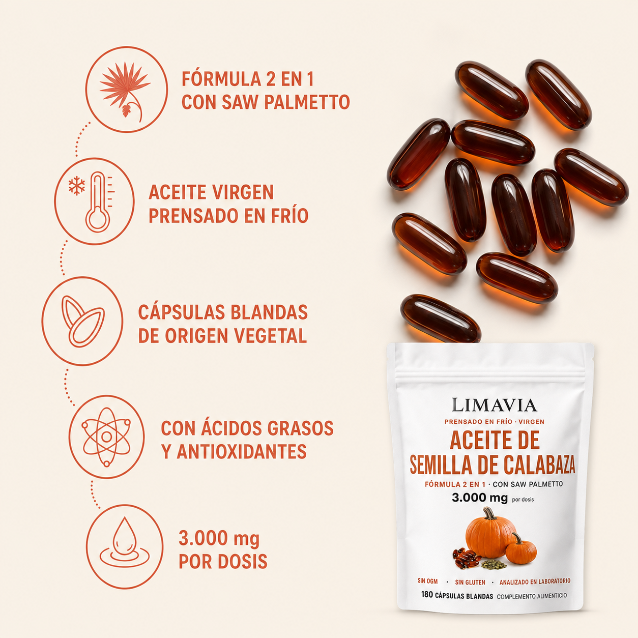 Capsulas de Apoyo al Cabello